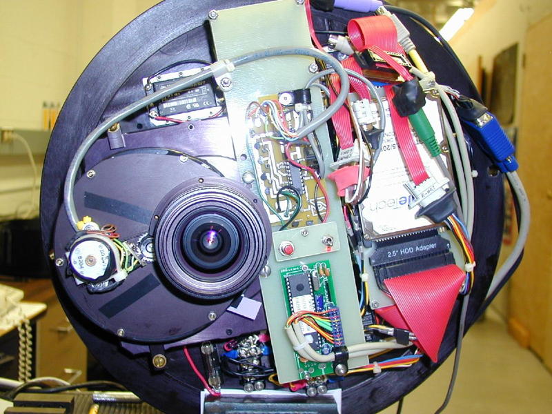 interior of MSCAM underwater multispectral camera